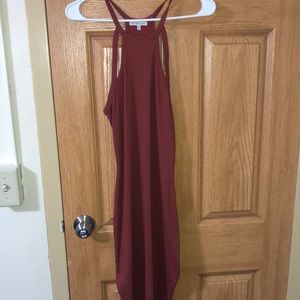 (M) Charlotte Russe mauve midi dress